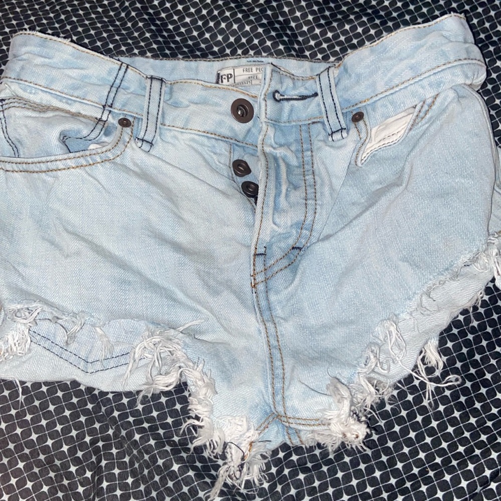 Denim shorts